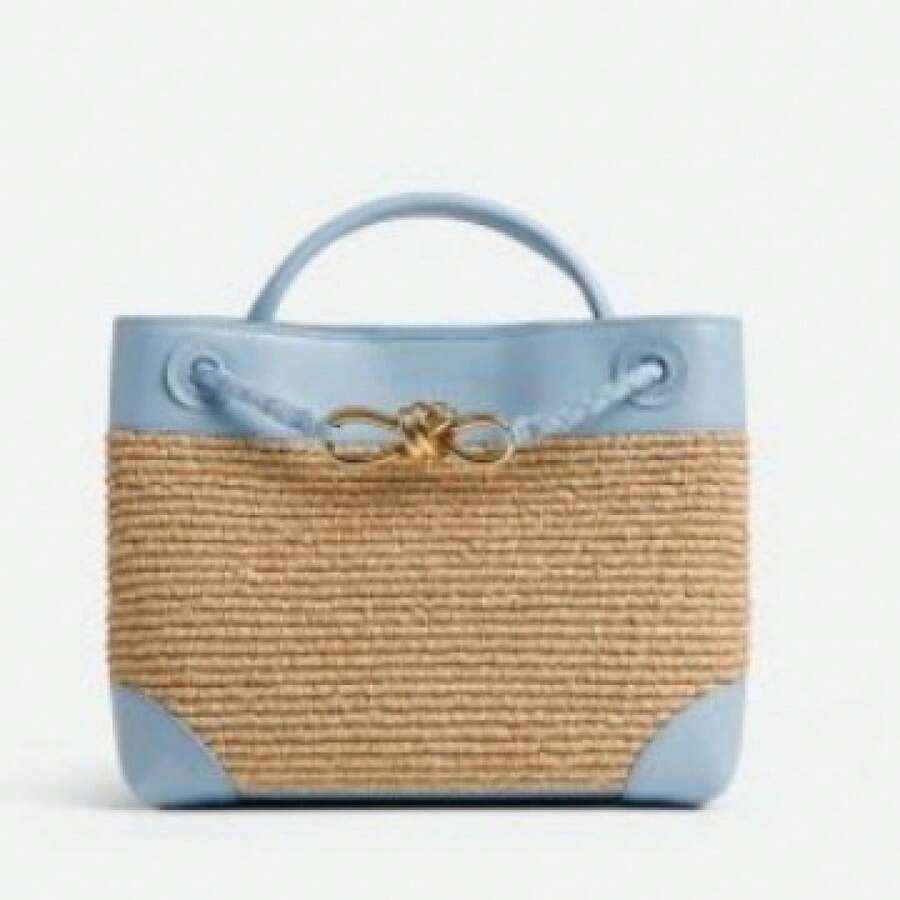 BV Bottega Small Andiamo Bolso de mujer tejido a mano de cuero genuinoBolsodebolso de manotipocuboconpatróntejidoparamujer,bolsodemarca,elegantebolsodemanoparaseñorabolsaderegaloexquisita,bolsodebolso de manodelujoparamujer,bolsocruzadodemodaparamujer,adecuadoparachicas,estudiantesnivel universitariodamasdeoficina,madresdemedianaedadparausodiario,comprasoficina,clase,reuniones,citas,actividadesalairelibretambiénunregaloidealparaBolso de mujer Andiamo con cadena nueva y hebilla de nudo metálico, bolso bandolera, bolso de mano de lujo ligero de alta gama, gran capacidad. - Burdeos - Ver 1