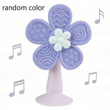 Suction Cup Rotating Flower Toy, Suitable For Desktops And Tile Walls, Eye-Catching Colorful Flowers, Perfect Newborn Gift - Multicolor - View 3