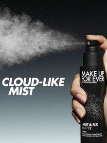Make Up For Ever Mist & Fix 霧面定妝噴霧,專業長效霧面妝效,輕盈透氣,控油鎖妝全天候,抗汗防脫妝,Olive Young 精選,100ml/3.38 Fl Oz - 黑色 - 查看 5
