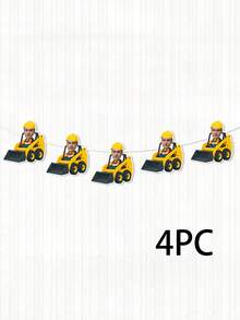 Cờ kéo trang trí tiệc chủ đề xe xây dựng in ảnh theo yêu cầu, có thể tùy chỉnh hình ảnh, biểu ngữ trang trí tiệc chủ đề máy xúc/xe trộn bê tông. Cờ kéo trang trí tiệc chủ đề xe xây dựng in ảnh theo yêu cầu, có thể tùy chỉnh hình ảnh, cờ treo trang trí tiệc sinh nhật chủ đề máy xúc. Cờ kéo trang trí tiệc chủ đề xe xây dựng có thể tùy chỉnh, biểu ngữ trang trí tạo không khí tiệc tùng. - Nhiều màu - Xem 24