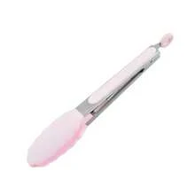 Kẹp gắp thức ăn bằng silicon chịu nhiệt, kẹp chống bỏng nhà bếp, kẹp nướng bánh, kẹp bít tết, kẹp nướng thịt BBQ dùng cho chảo chống dính. - Nhiều màu - Xem 9