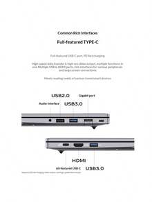Lenovo 联想 A16H-A 16 英寸 AMD2314 处理器商务办公超极本笔记本电脑 - 灰色 - 查看 6