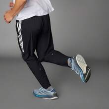 Adidas Bộ sưu tập Own The Run Series | Quần chạy bộ nam AEROREADY chống thấm nước và nhanh khô - màu đen - Xem 3