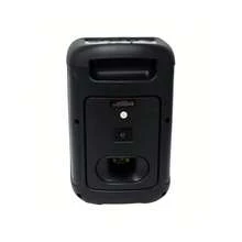 Bocina Bluetooth 8″ con luz LED de colores en el panel - Negro - Ver 5