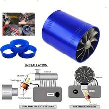 Automotive Turbocharger Parts, Turbocharger Double-Sided Wheel Tools, Natural Aspirated Car Tuning Engine High-Speed Blower, Power Intake Parts, Universal Car Engine Turbocharger, High-Speed Universal Intake Tools, Repair Parts - Turbine - View 8