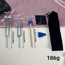 1 Set 136.1Hz, 432Hz, 512Hz, 528Hz Tuning Forks, Sound Wave Resonance Tools For Meditation, Yoga Training And Leisure Time - Multicolor - View 8