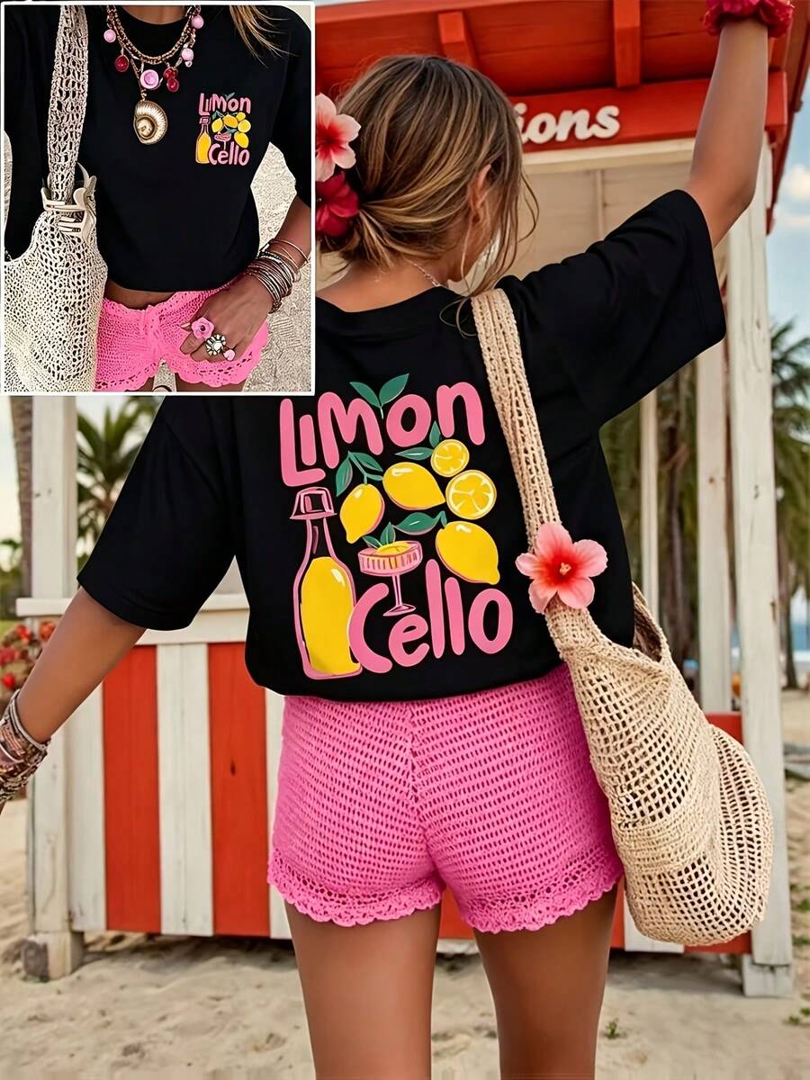 Women T-Shirts - Black - View 1