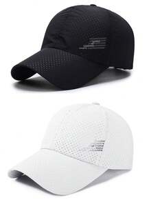 2 buah Topi Baseball Bernapas, Cocok Untuk Wanita di Musim Panas untuk Olahraga Seperti Lari, Maraton, Tenis, dan Pakaian Kasual. Juga Pilihan Ideal untuk Topi Matahari Pria untuk Kuncir Rambut untuk Pemakaian Sehari-hari di Musim Semi dan Musim Panas - A - View 10