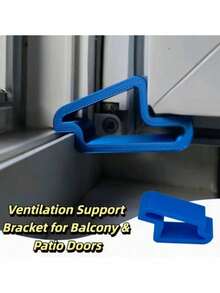 4pcs Window And Door Stopper Set | Sturdy Shock-Absorbing Strips And Track Lock Kit, For Balcony Partition, Ventilation And Privacy Protection | Easy Installation, Suitable For Patio Doors, Bedroom Essential | Gift For Home - Colorful - View 6