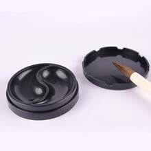 1 Set Multifunctional Inkwell Inkstone With Ink Box, Suitable For Student Calligraphy Use, Anti-Dry Ink Pen, Ink-Licking Pen, Multifunctional Inkwell Inkstone With Lid, Ink Box, Inkstone - A - View 4
