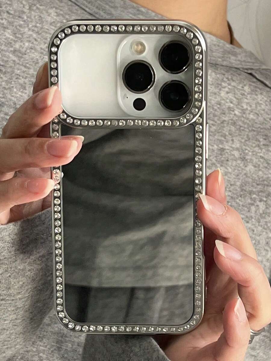 Luxury Electroplated Mirror Camera Protection Phone Case Compatible With IPhone 17 Pro Max, 17Pro, 17, 16, 15, 14, 13 Pro Max, 17Air, Fashionable Protective Back Cover