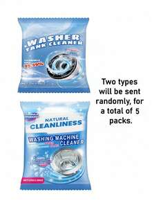 Jakehoe-1pc/5pcs/10pcs Pack, Powerful Washing Machine Cleaning Powder. Bathroom Accessories, Suitable For Drum, Wall-Mounted, Pulse, Traditional Washing Machines, Multi-Effect Cleaning Washing Machine, Remove Dirt, Clean Odor Household Washing Machine Cleaning Powder. Washing Machine Cleaning Product, Easy And Convenient To Use (See Detail Image), Washing Machine Cleaning Supplies, Home Essential. New And Old Models Shipped Randomly. - Powdery - View 13