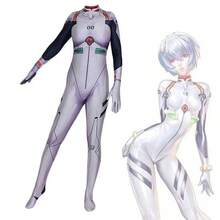 Anime Cosplay Asuka Leiyasu EVA Asuka Langle Cosplay 3D Print - Bodysuit 08 - View 5
