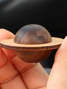 Planet-Shaped Wooden Aroma Diffuser, A Unique Solid Wood Decorative Item. Suitable For Use In Cars And As Home Decor. Releases Essential Oils Over A Long Period. Room Decor, Stylish Decor, Aroma Diffuser - Multicolor - View 8