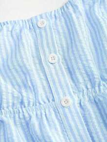 Sweetro Conjunto de dos piezas para mujer para uso diario - Azul - Ver 5