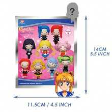Monogram 1 Stück offiziell lizenzierte PVC Blindbox/Tasche 3D Figur Schlüsselanhänger Anhänger Anime Charakter Sammlerstück Accessoire, Geschenk für Anime-Fans, produziert von Toei Animation - Verschiedenfarbig - Übersicht 9