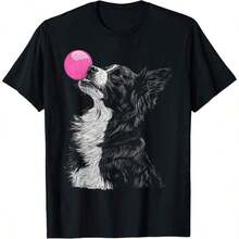 1 Bernese Mountain Dog T-Shirt For All Seasons, 100% Cotton, One-Sided Print, Crew Neck, Short Sleeve, Unisex, Base Layer, 180g, 100% Cotton, Designs Are Printed. Unisex. - 顏色 2 - 查看 7