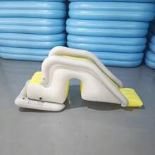 Tobogán inflable, piscina doméstica de PVC grueso, conjunto de tobogán y piscina, juguete antivuelco - A - Ver 6