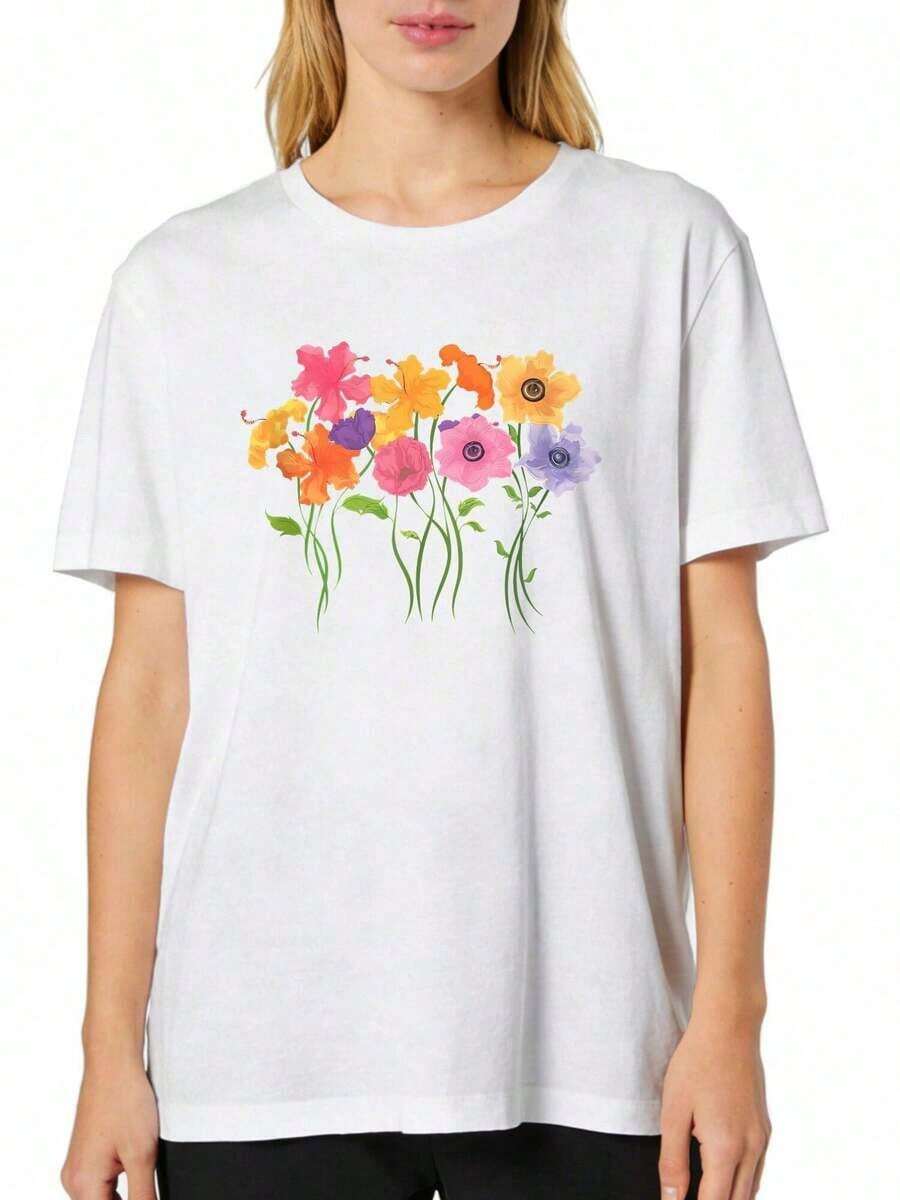 Women T-Shirts - White - View 1