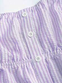Sweetro Conjunto de dos piezas para mujer para uso diario - Morado - Ver 6