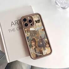 **Funda para teléfono Moonlit Floor, compatible con fundas para teléfonos , Apple, VIVO, OPPO, , Transsion, ,  y Honor. Fabricada en TPU, ofrece protección contra golpes y caídas. Un regalo elegante para familiares y amigos.** - Marrón - Ver 4