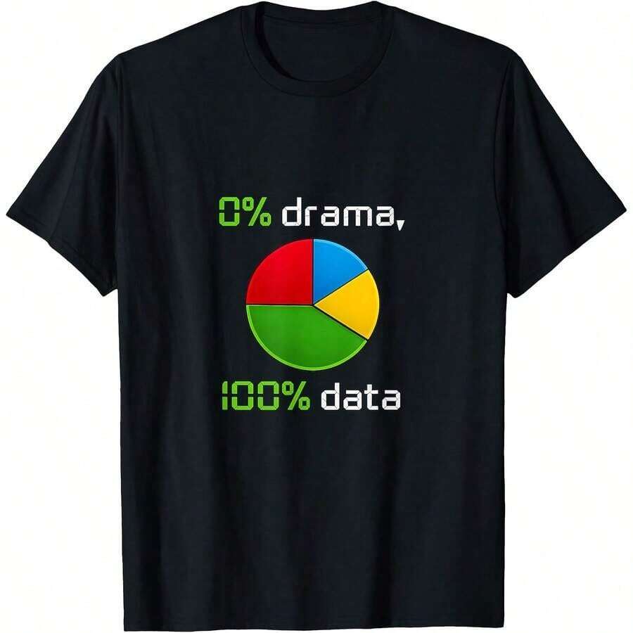 1 camiseta "Data Science Clock Attendance 9 To 5 Imaginary Shifts" para todas las estaciones, 100% algodón, impresión a una cara, cuello redondo, manga corta, unisex, capa base, 180g, 100% algodón, los diseños están impresos. Unisexo. - Color 7 - Ver 1