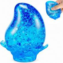 1pc Shiny Crystal Soft Squeeze Stress Ball Toy, Soft Squishy Toy, Suitable For Children, Teenagers, Adults, Autism, Anxiety Relief, Classroom Prizes, Party Favors, Filler Gifts, Carnival Gifts, Birthday Party Gifts - Multicolor - View 14
