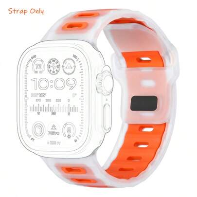 Dây đeo thể thao silicon hai lớp tương thích với Ultra 2/Ultra Band, tương thích với các loại dây đeo dành cho nam giới có kích thước 49mm, 46mm, 45mm, 44mm, 42mm, 41mm, 40mm, 38mm. Dây đeo silicon dạng vòng tương thích với các dòng SE 10, 9, 8-1.