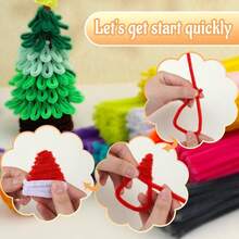 Apricot Pipe Cleaners For Crafting, Fuzzy Chenille Stems For DIY Christmas Decorations And Creative Art Projects - 1 - View 6
