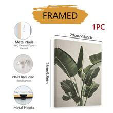 1 pieza Póster de planta verde sin marco - Arte de pared ideal para dormitorio, sala de estar, pasillo, decoración interior para invierno, regalo creativo único - Multicolor - Ver 14