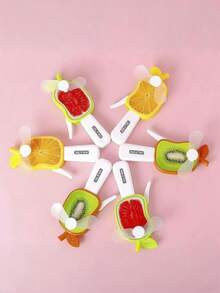 3 buah/Set Kipas Angin Mini Engkol Tangan, Tersedia Berbagai Warna dan Desain, Sempurna untuk Pesta Musim Panas dan Aktivitas Luar Ruangan, Pilihan Ideal untuk Wanita - Beraneka warna - View 2