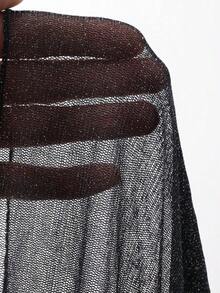 Vestido mini elegante de mujer con tirantes de espagueti, plisado y de unicolor, vestido de verano para la temporada de regreso a la escuela - Negro - Ver 3