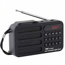 Portable Mini Bluetooth FM Radio Solar Powered Wireless Speaker, Supports USB & TF Card Emergency Playback - View 9