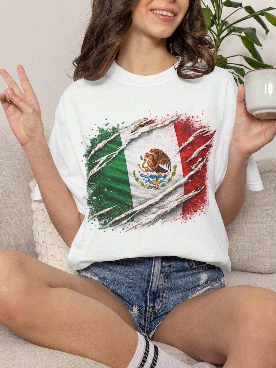 Camiseta Unisex de la Selección Mexicana para la Copa Mundial - Negro - Ver 1