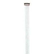 WIGGAGA 彩虹色 24 吋紫色/藍色/綠色/酒紅/粉色/棕色/金色/黑色/銀色/紅色夾式接髮 6件/包 彩色派對亮點 24 吋多色直髮合成髮片 紫色粉色 - 銀色 - 查看 10