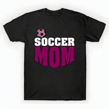 Soccer Mom T-Shirt (15) unisex de la de algodón puro de alta densidad de 220 g. C-AmiS-eta uniS-ex 100 % aL-Godón de - Tejido de alta densidad. Apta para todo tipo de perS-onas, ya sean mujeres o hombres. Tejido duradero de alta C-Alidad apto para todas las estaciones, suave al tacto pero duradero. Tops transpirables. Conjuntos de otoño para mujer. Conjuntos de vaC-Aciones para mujer. Disfraz de Halloween para mujer. - Negro - Ver 6