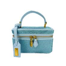 BV Bottega Bang Bang Bolso de mujer tejido a mano de cuero genuinodebolso de manotipocuboconpatróntejidoparamujer,bolsodemarca,elegantebolsodemanoparaseñorabolsaderegaloexquisita,bolsodebolso de manodelujoparamujer,bolsocruzadodemodaparamujer,adecuadoparachicas,estudiantesnivel universitariodamasdeoficina,madresdemedianaedadparausodiario,comprasoficina,clase,reuniones,citas,actividadesalairelibretambiénunregaloidealparaBolsa de mujerdealmuerzoestiloJWconpatróndeimitacióndecocodrilo,nuevomodelo2026,tejidaamanoconbrillantespedrería,bolsocruzadomodernoyVersátil. - Diamante negro - Ver 7