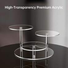 Transparent Acrylic Display Stand, Suitable For Plant Collection Sets, Multi-Layer Display Rack, Used For Collections And Room Decoration, Perfume Display Stand, Desktop Plant Shelf - Multicolor - View 3
