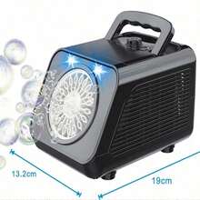KENOKAY Máquina de burbujas clásica de plástico negro y blanco con 20 varillas giratorias, flujo de burbujas suave y denso, excelente para fiestas interiores/exteriores, relajación, regalo de Navidad, niños, cumpleaños - Multicolor - Ver 4