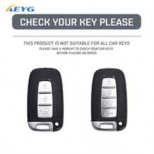 For Carbon Fiber Style ABS Car Key Case Smart Key Fob Cover, For Hyunda IX35 For Elantra For Sonata 8 9 For Kia For Sportage K5 K2 For Sorento Remote - D Model - View 5