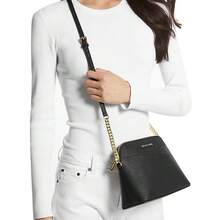Michael Kors Jet Set Travel Printed Women's Shoulder Crossbody Shell Bag 35F1GTVC6T BLACK - 黑色35F1GTVC6T BLACK - 查看 2