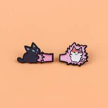 2pcs/Set Pin Enamel dan Bros Lencana untuk Ransel Tas Punggung Dekorasi Keren untuk Hadiah Teman - MultiWarna - View 8