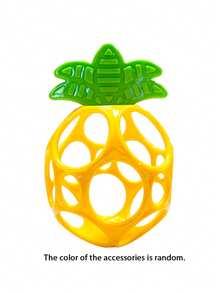 Best Newborn Gift: Soft Grasping Ball Rattle - Fruit-Shaped Design. - Sensory Development Toy For Hand Grip Strength - 彩色 - 查看 13
