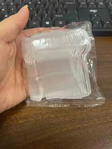 100 chiếc thìa nhựa mini trong suốt, thích hợp dùng cho các món tráng miệng, kem, thạch, bánh pudding, sữa chua, món khai vị, các buổi họp mặt gia đình, dã ngoại, nhà hàng và nhà bếp. - Nhiều màu - Xem 11