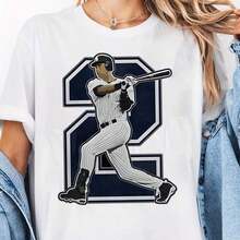 Cute Premium Unisex Casual T-Shirts, New York City T-Shirt, Baseball T-Shirt, New York City T-Shirt - 白色 33 - 查看 6