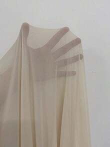 Vestido elegante y sexy con volantes asimétricos en el hombro, adecuado para primavera/verano, Día de Acción de Gracias/Día del Maestro/Día de la Madre - Albaricoque - Ver 7