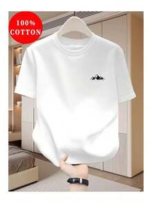 Oversized Cotton T-Shirt - Unisex, Printed, Urban Style, Casual Summer, Loose And Comfortable Fit. - White - View 6