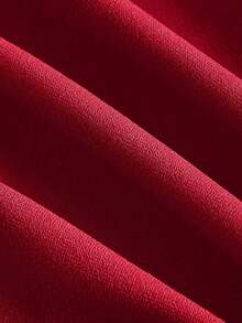 Parte superior de tirantes cruzados con botones de color rojo para mujer, ideal para el verano - Rojo - Ver 4