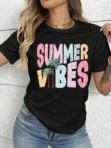 Women T-Shirts - Black - View 1