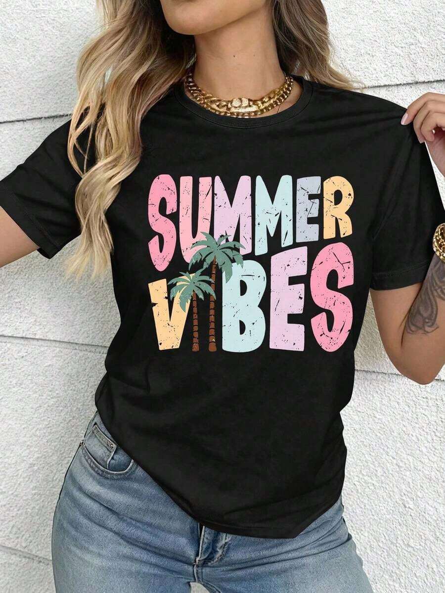 Women T-Shirts - Black - View 1